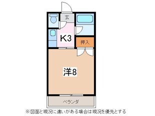 松本駅 バス15分  信大横田循環線　新町下車：停歩4分 2階の物件間取画像